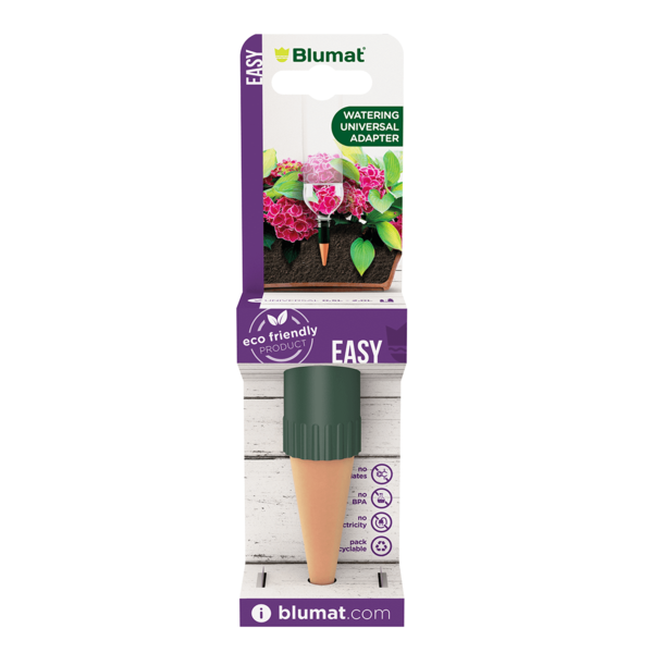 Blumat Easy Bottle Adapter Plant Watering Stake - Single Unit 1